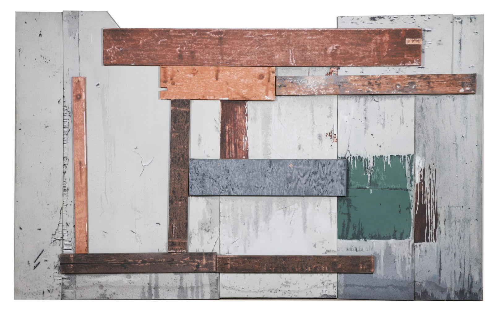 John Clem Clarke Large Abstract "Construction" (1 of 7)