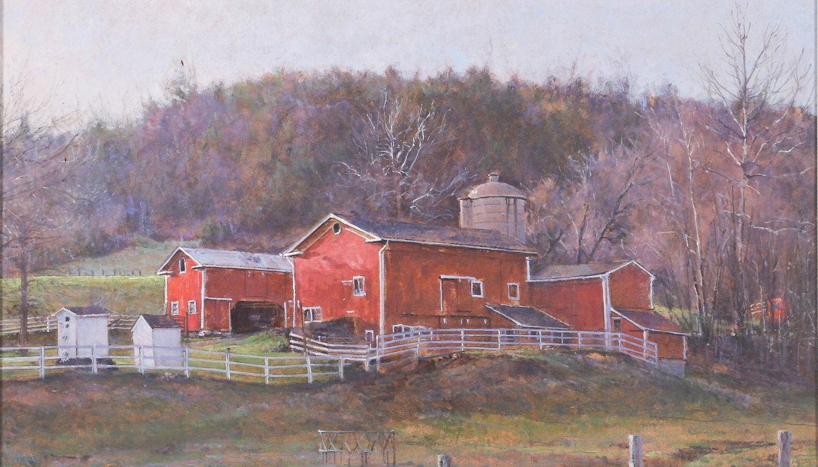 Peter Poskas Painting "Platt's Farm" (1 of 4)