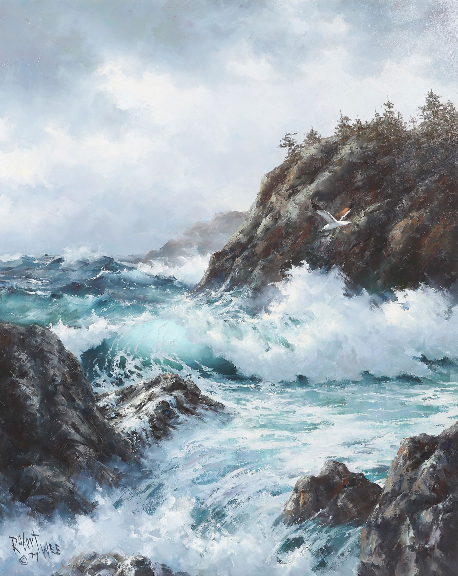 Robert Wee "Weather Break at Trinidad, California" (1 of 4)