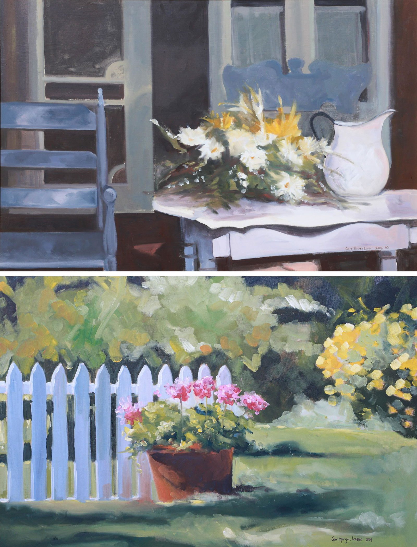 Carol Horgan Lesher 2 Still Life Paintings (1 of 9)