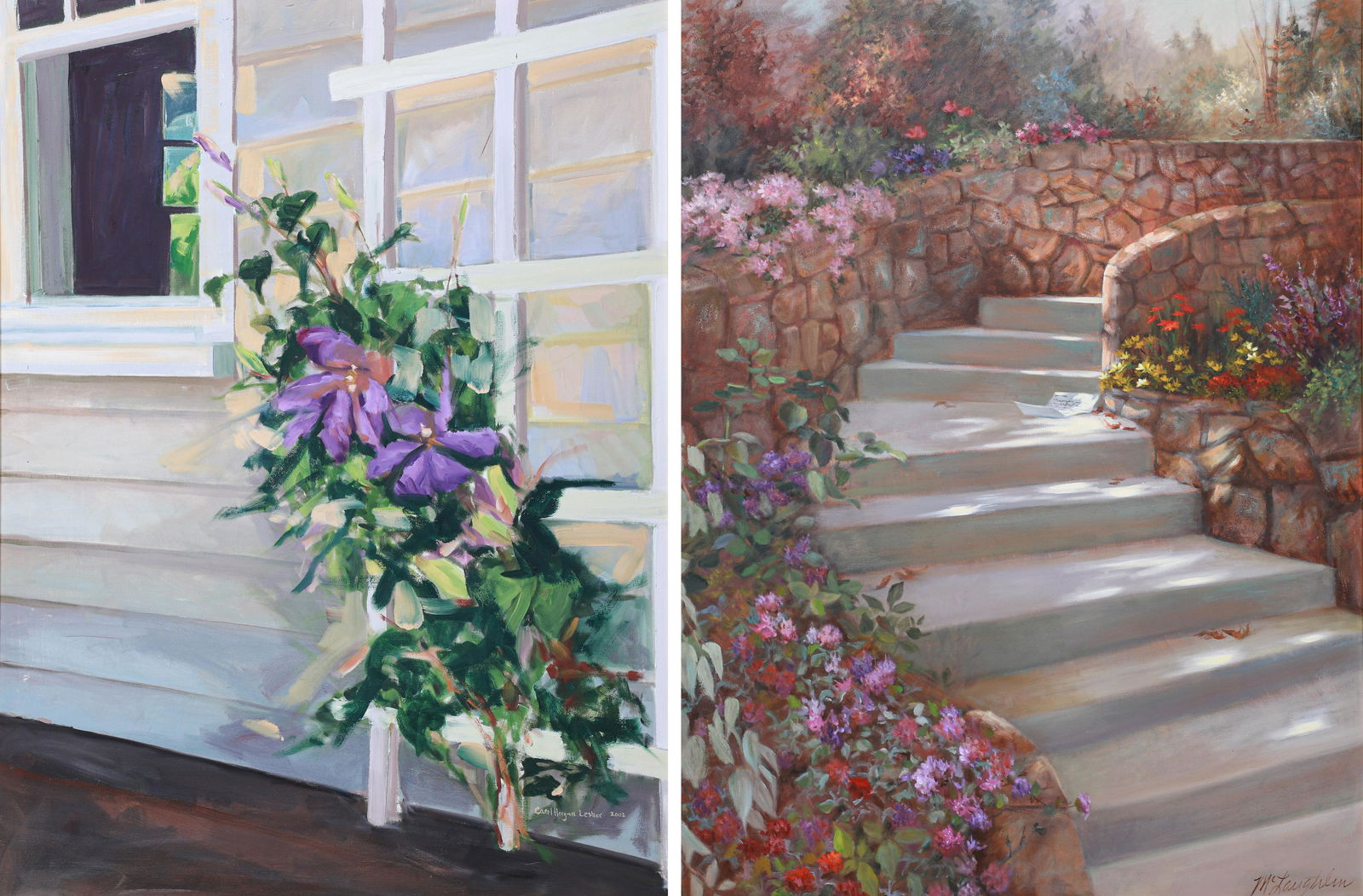 Carol Horgan Lesher 2 Paintings (1 of 9)