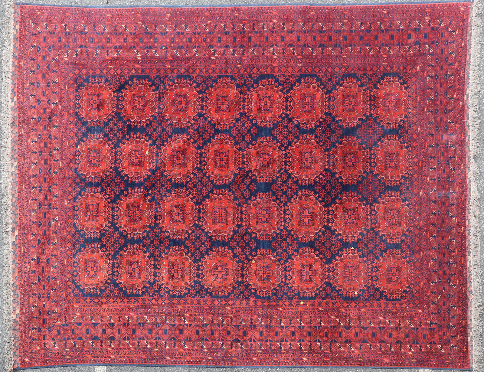 9'5" X 13'2" Fine Afghan Bashir Bokhara Rug (1 of 4)