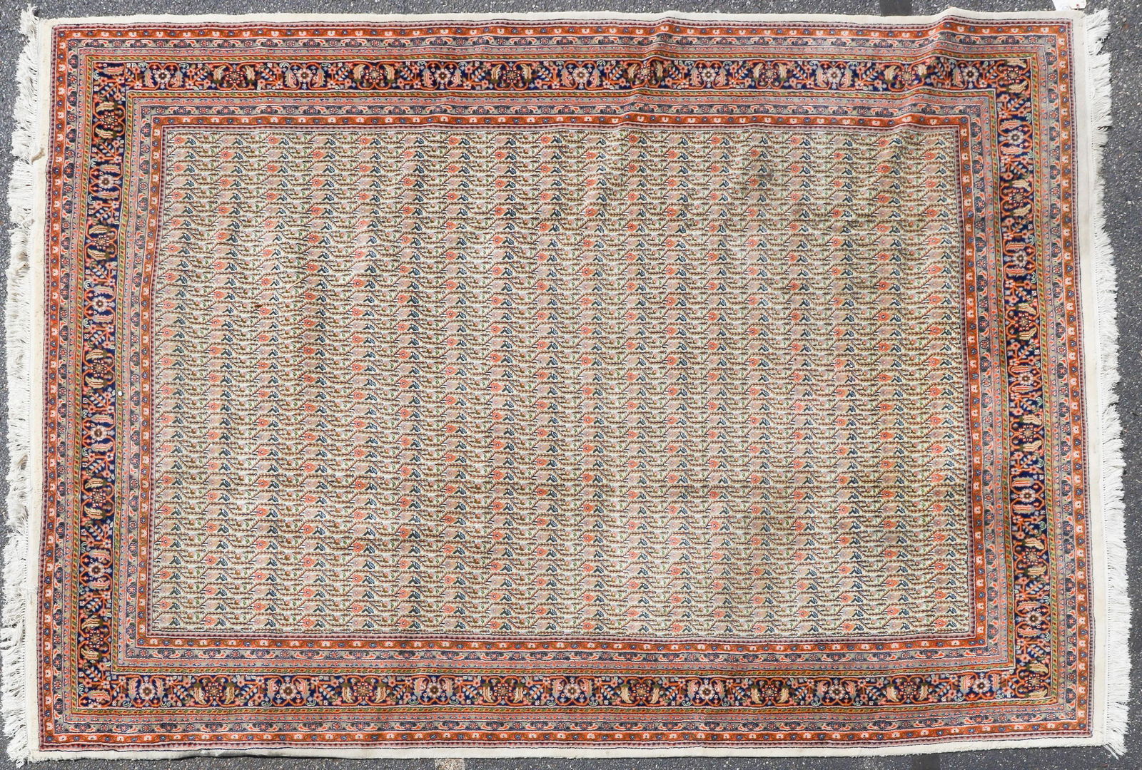 8'2" X 11'7" Indo Herati Rug (1 of 7)
