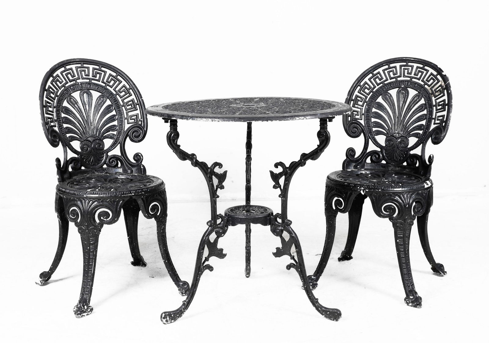 (3) pc Victorian style Metal Patio dining set (1 of 5)