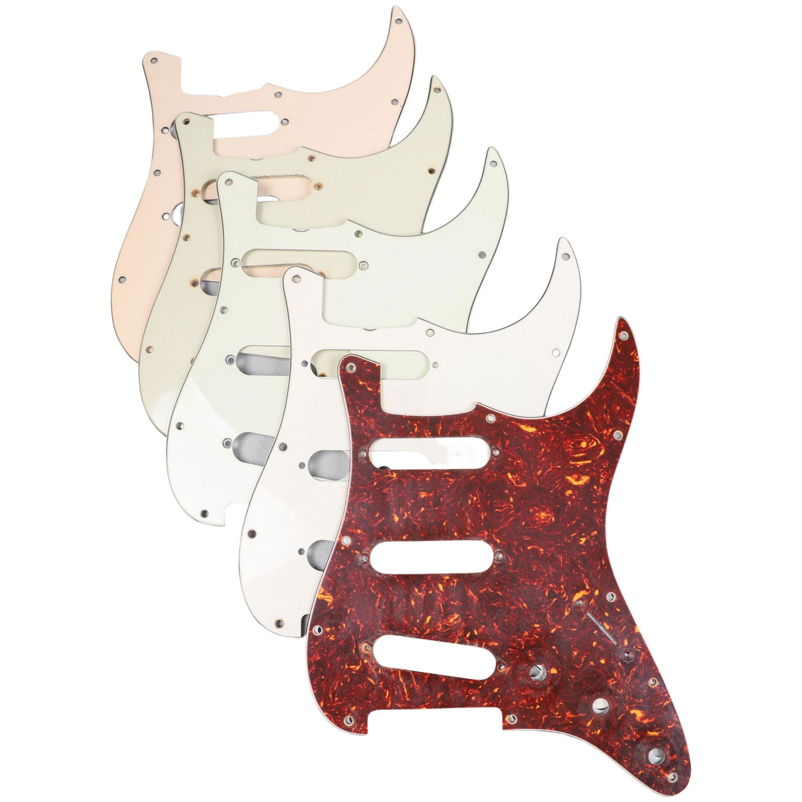 5 Fender Stratocaster pickguards (1 of 1)
