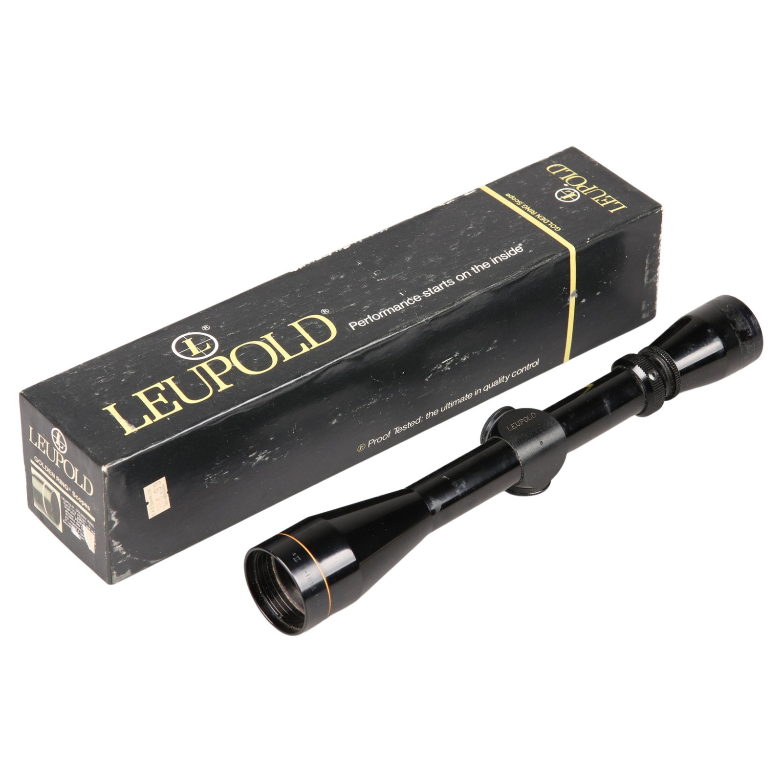 Leupold Golden Ring VARI-X II Hunting Scope: Leupold Golden Ring hunting rifle scope, 3x9 VARI-X IIc, serial #T101389, in original box