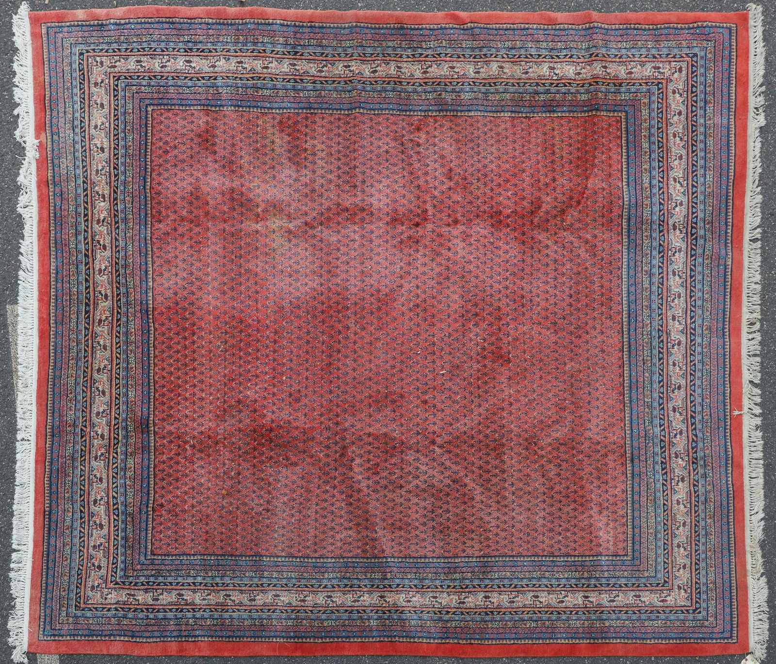 10'9" X 8'10" Semi-antique Persian Seraband Rug (1 of 7)