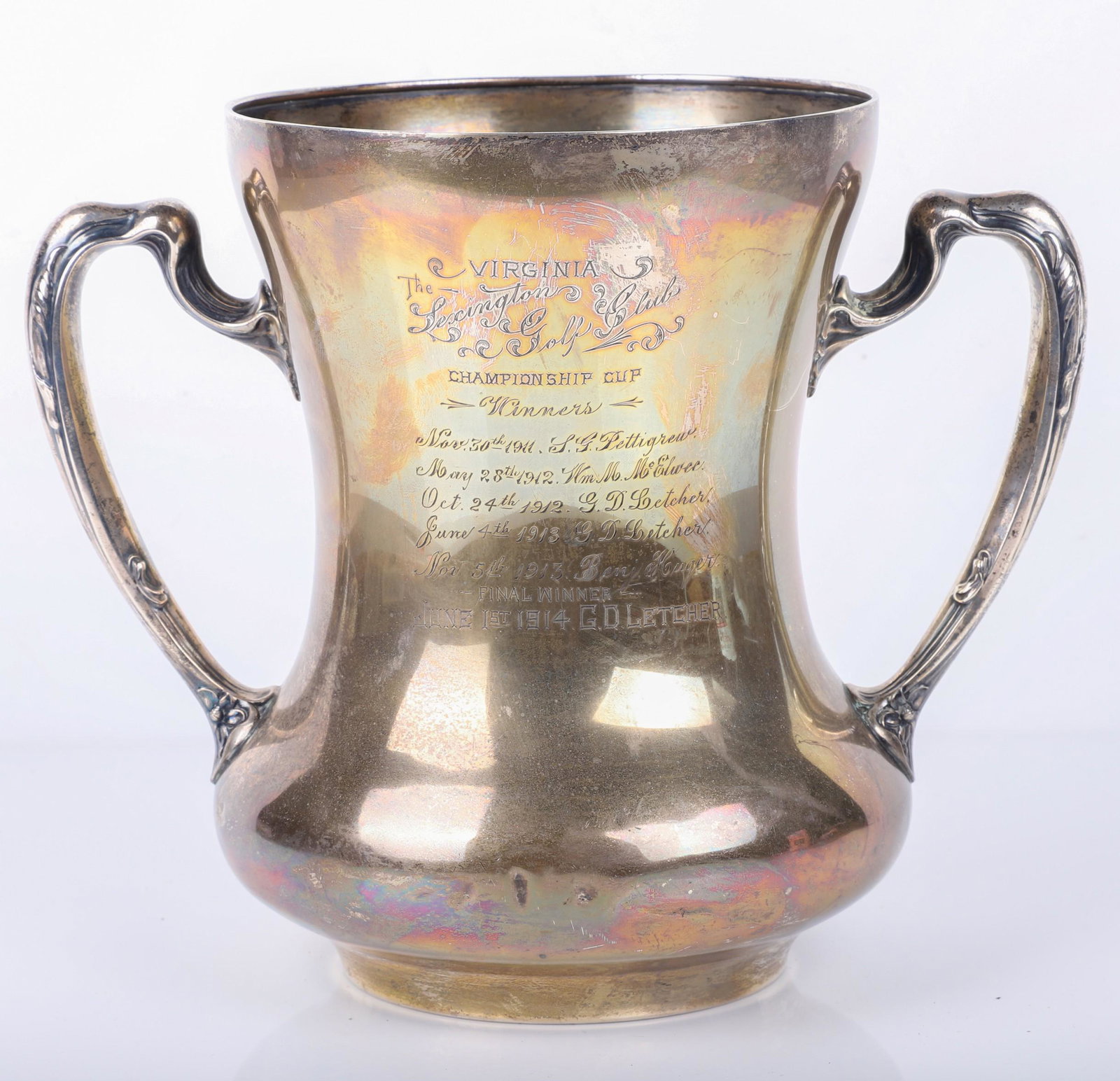 Sterling Silver Trophy Loving Cup, 20.56 TO (1 of 5)