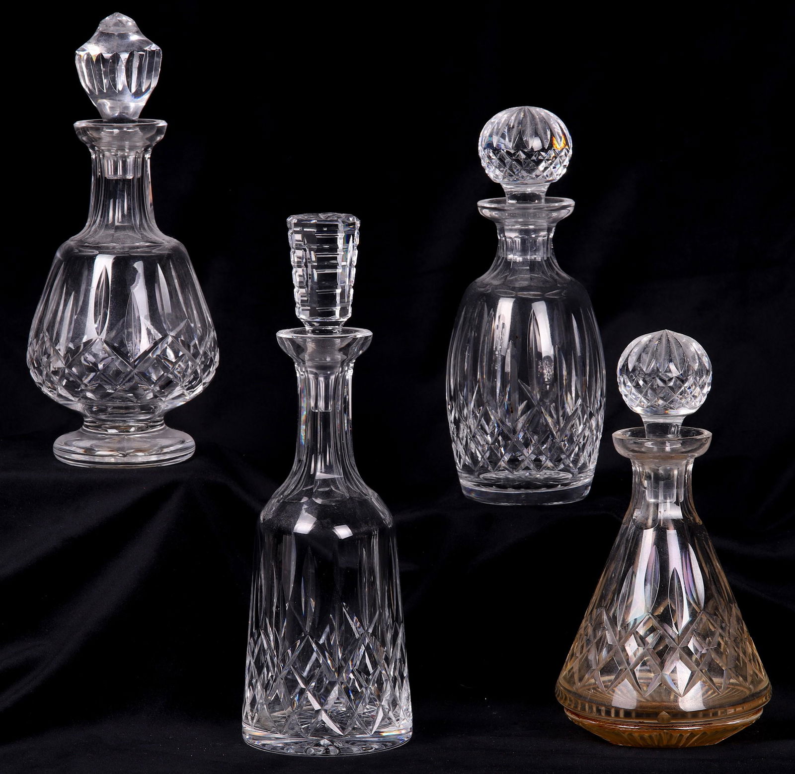 (4) Waterford Lismore Decanters (1 of 4)