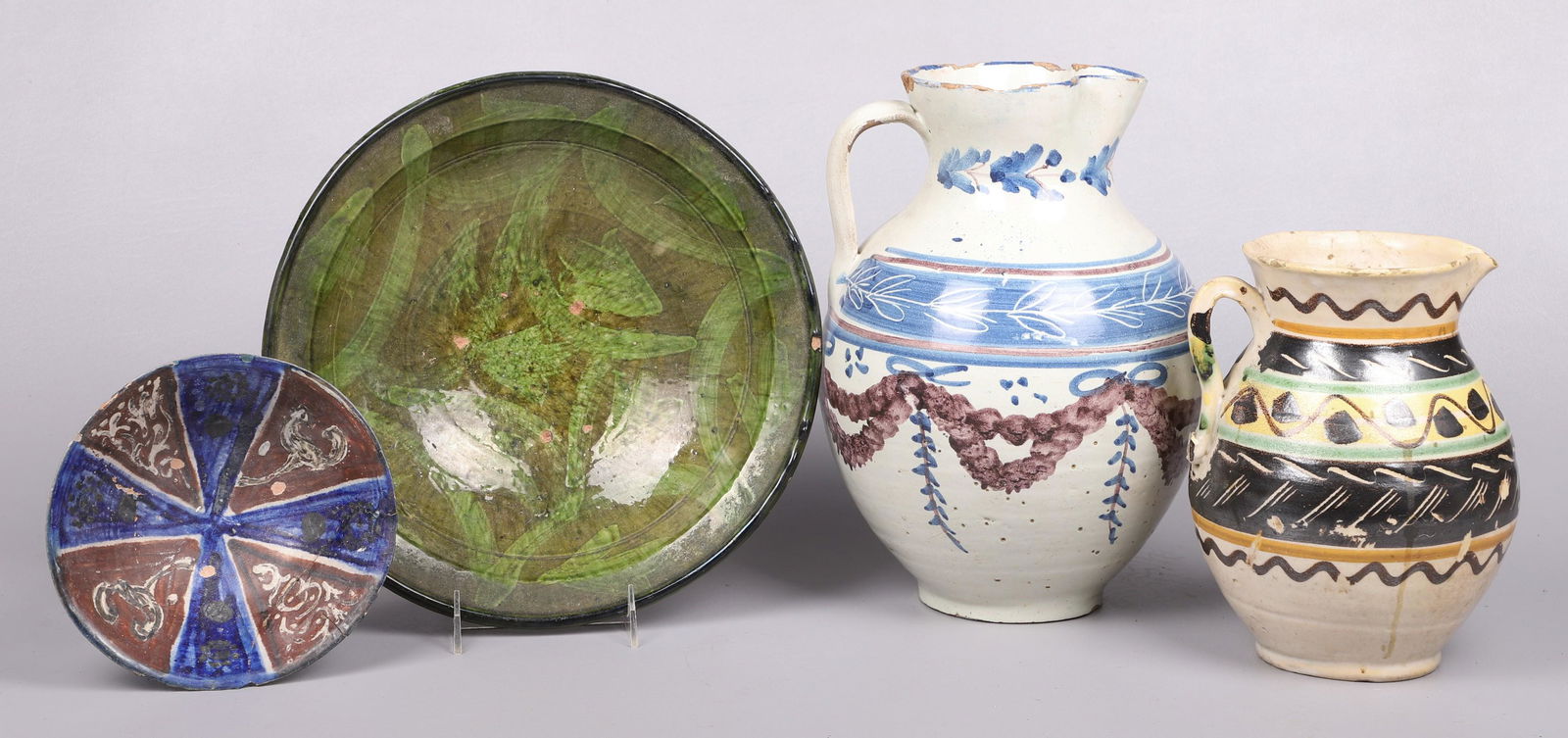 (4) Pcs Pottery (1 of 5)