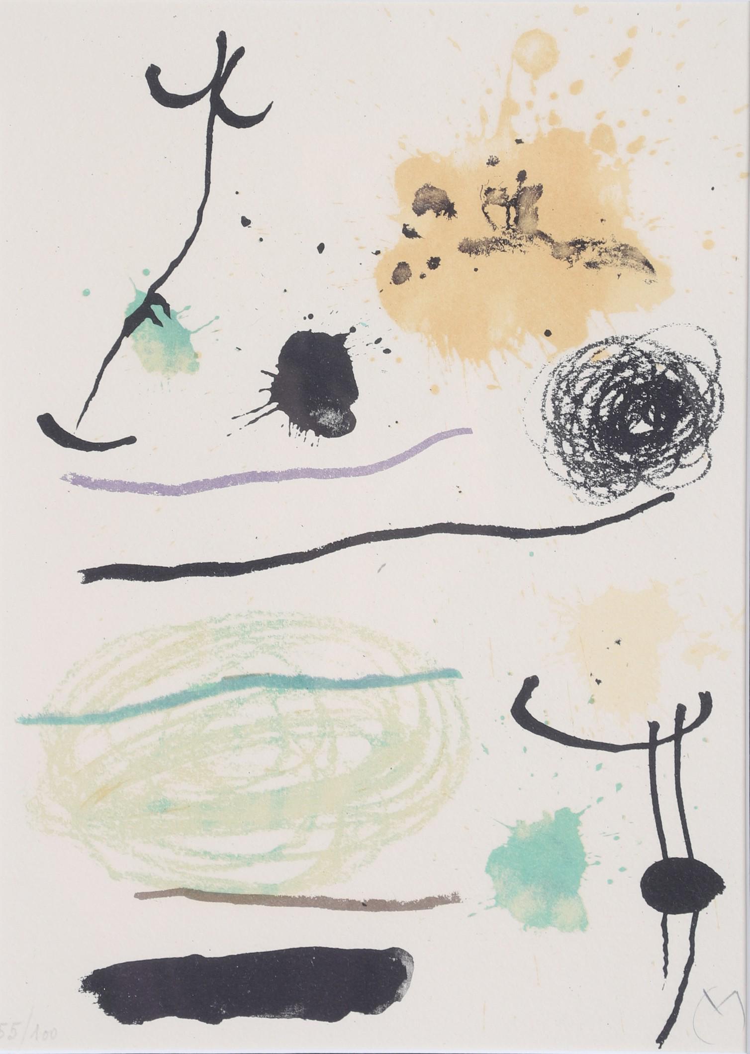 Jean Miro signed litograph (1 of 4)