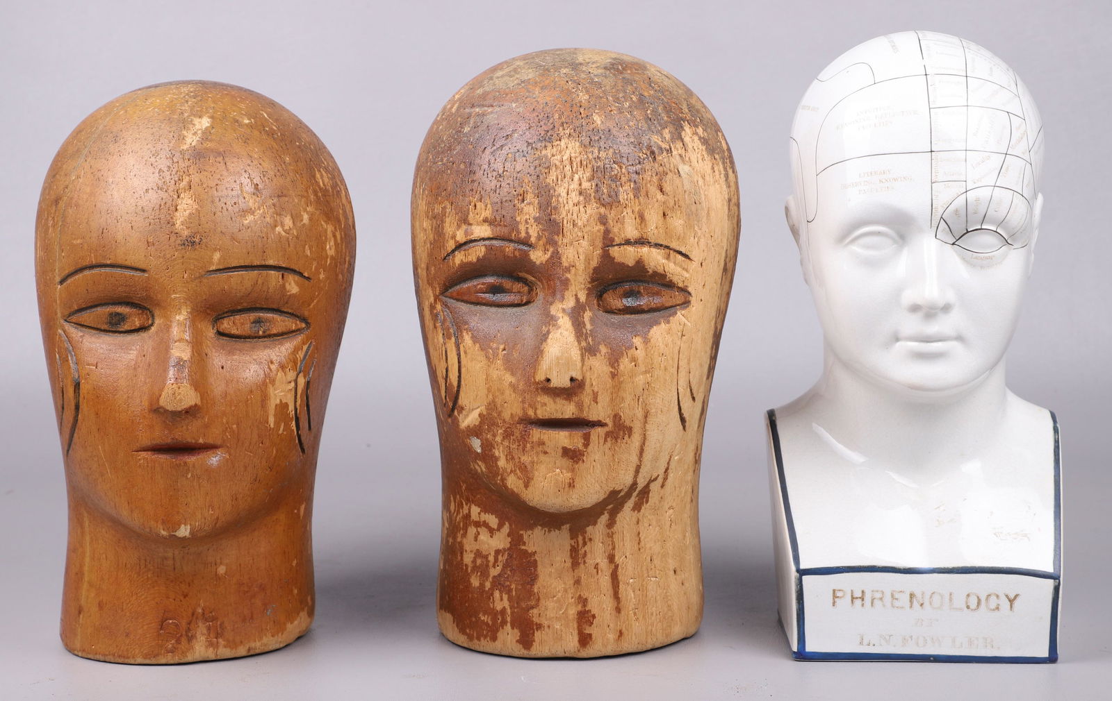 (3) Head Sculptures (1 of 4)