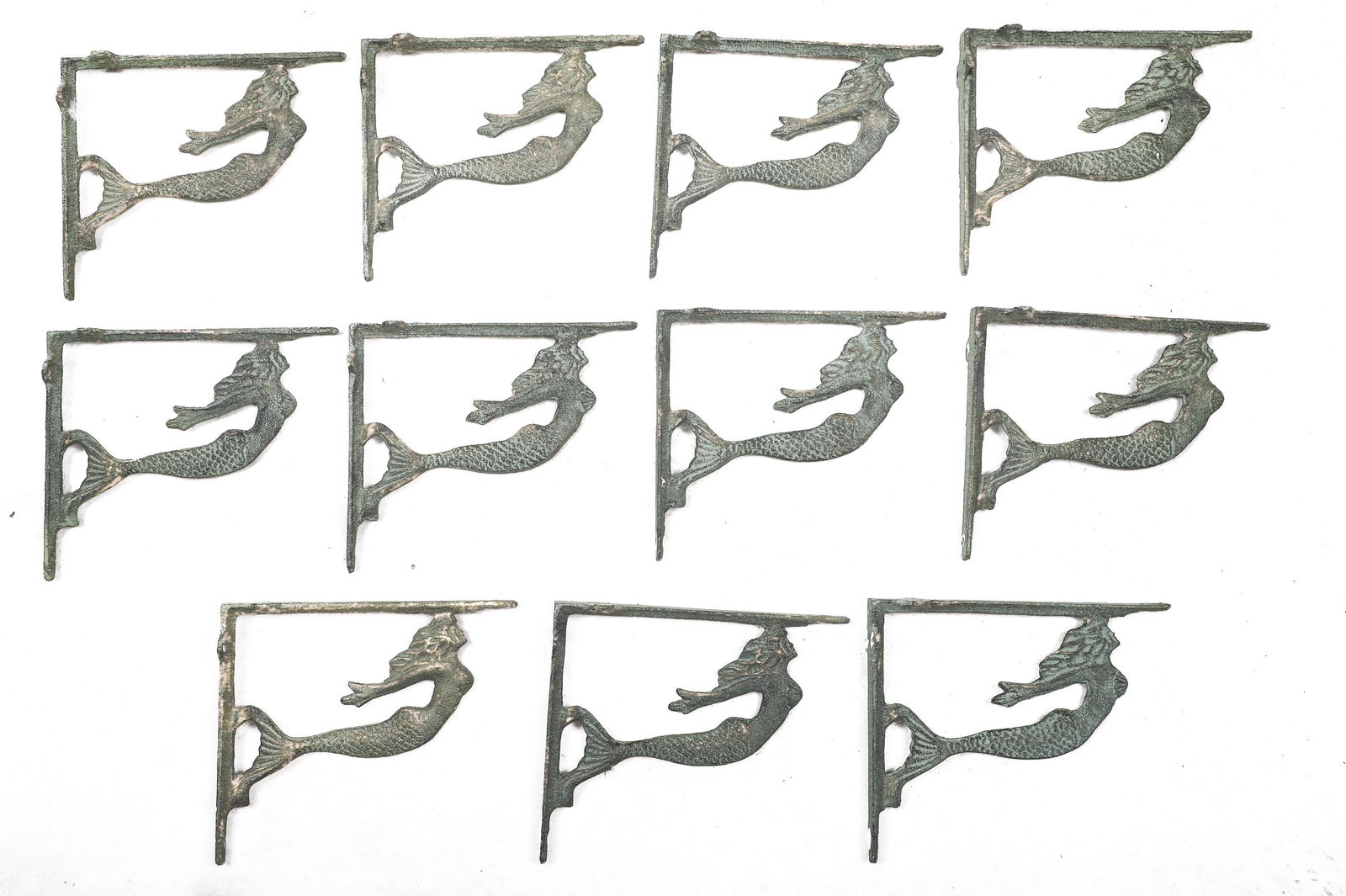 (11) Cast Iron Mermaid Brackets (1 of 2)