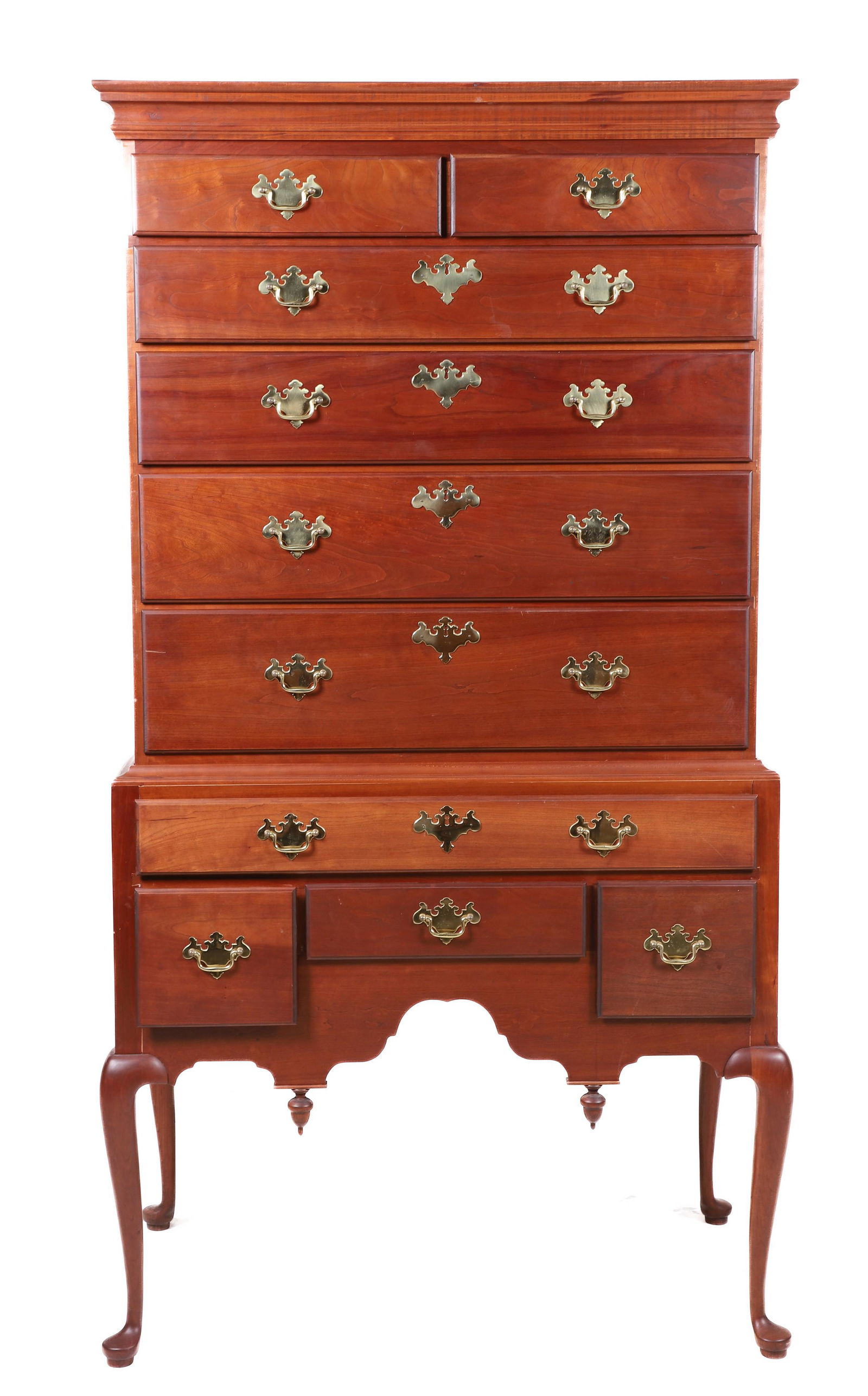 2-pc Queen Anne style highboy (1 of 3)