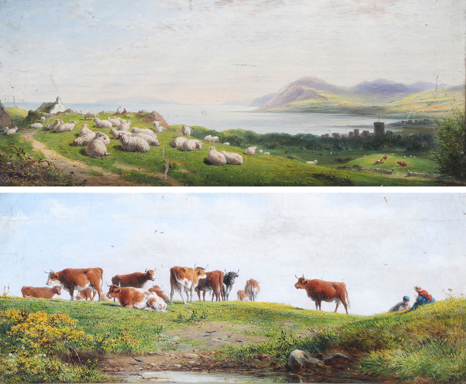 (2) 19th c Scottish Pastoral Landscapes (1 of 10)
