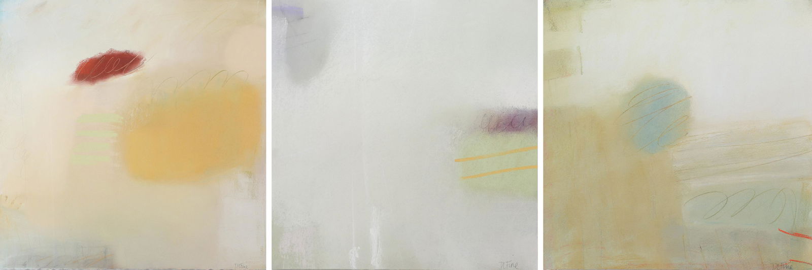 DL Fine 3 Abstract Expressionist Paintings (1 of 10)