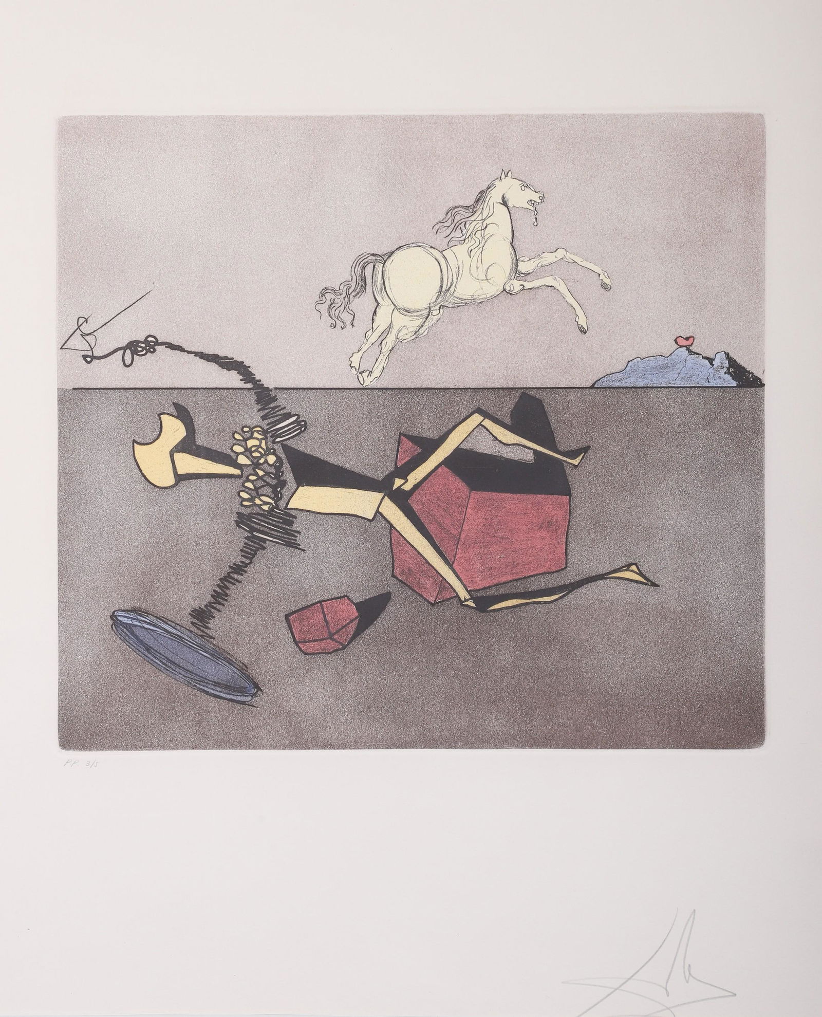 Salvador Dali Etching "Aspiration" (1 of 5)