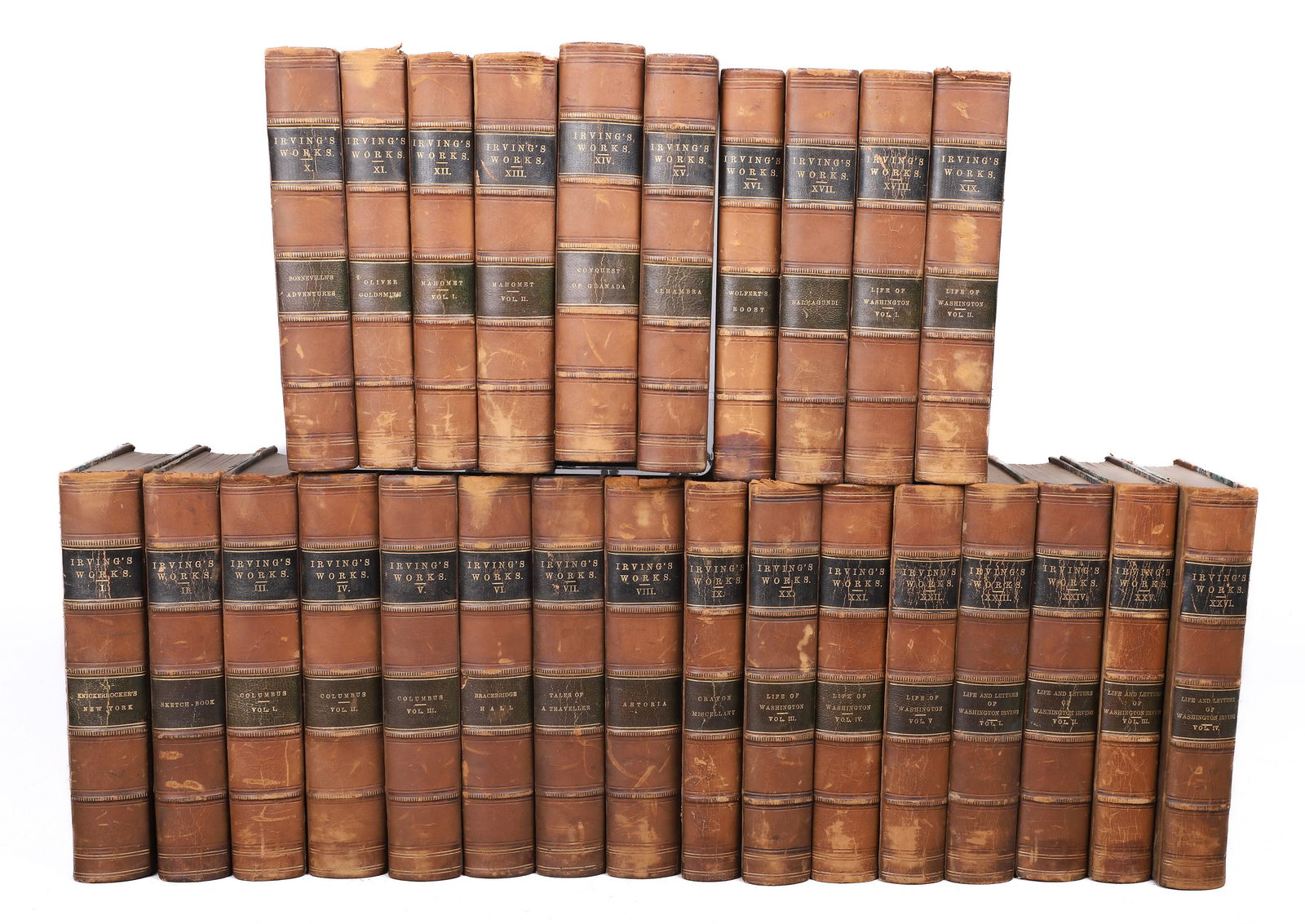 A 26-vol. set of Washington Irving's works (1866) (1 of 7)