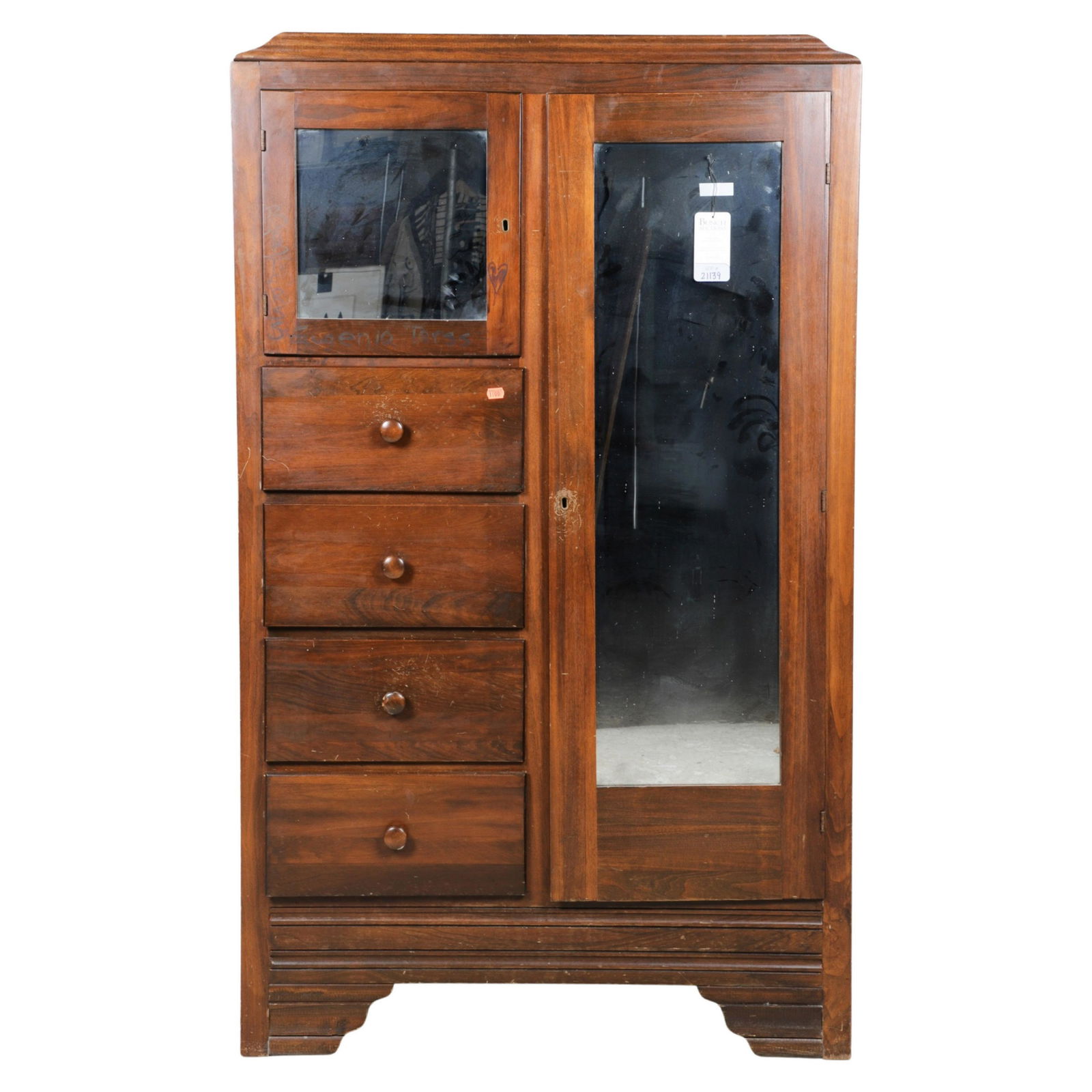 Mahogany wardrobe (1 of 3)
