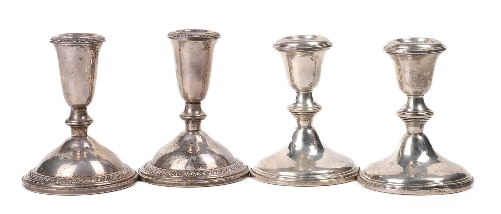 (2) Pair Sterling Weighted Candlesticks (1 of 6)