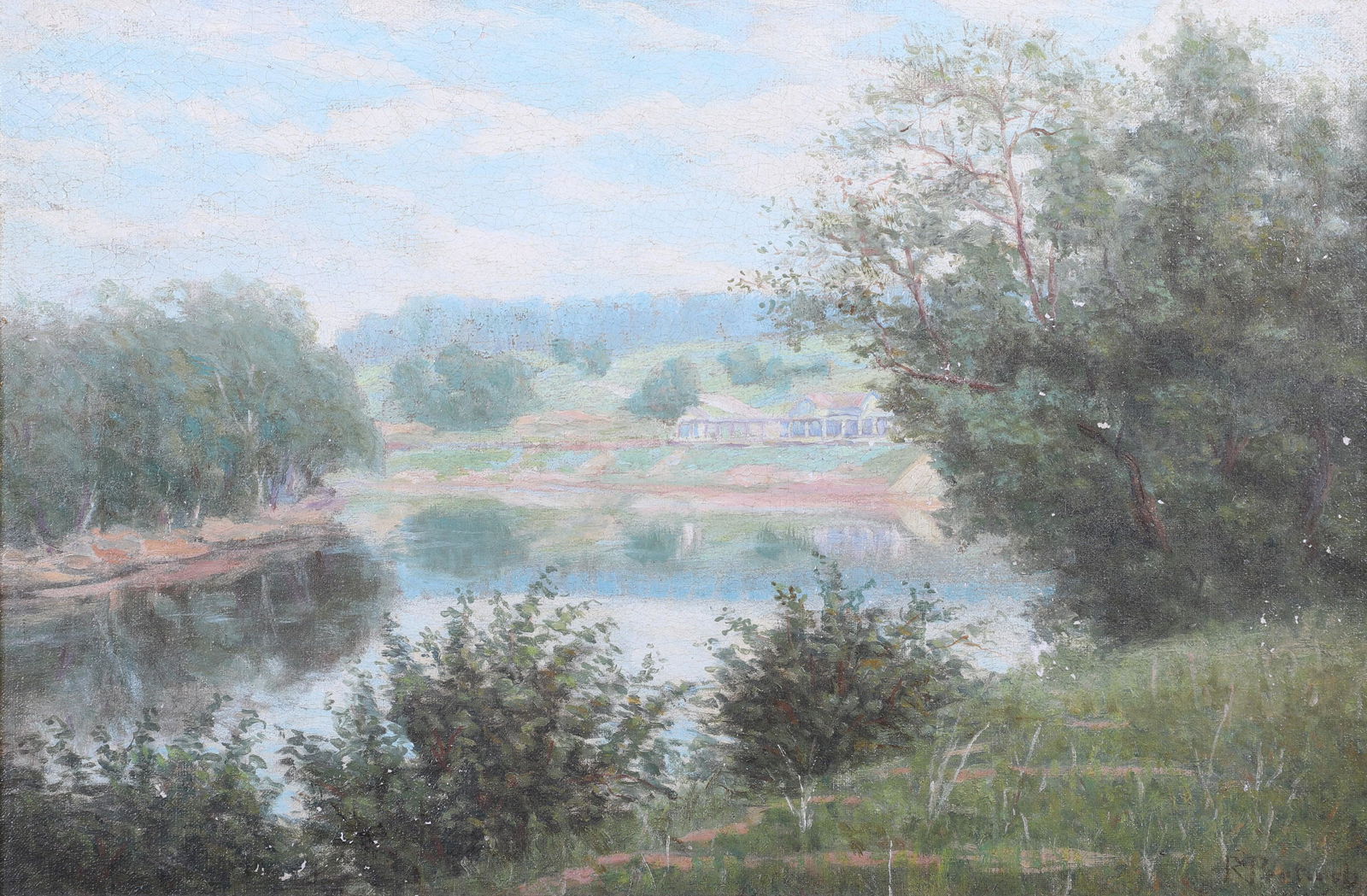 American Impressionist Landscape Painting (1 of 4)