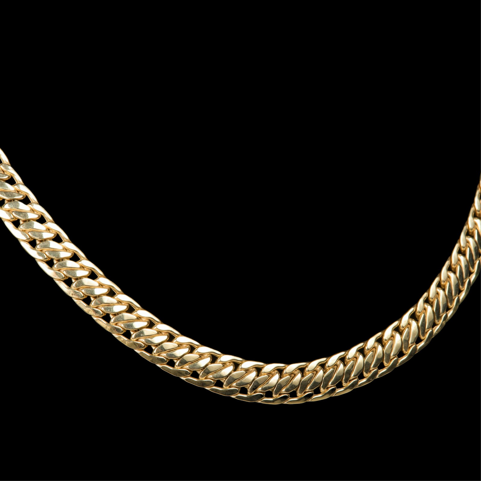 14K Italian Fancy Link Necklace (1 of 7)