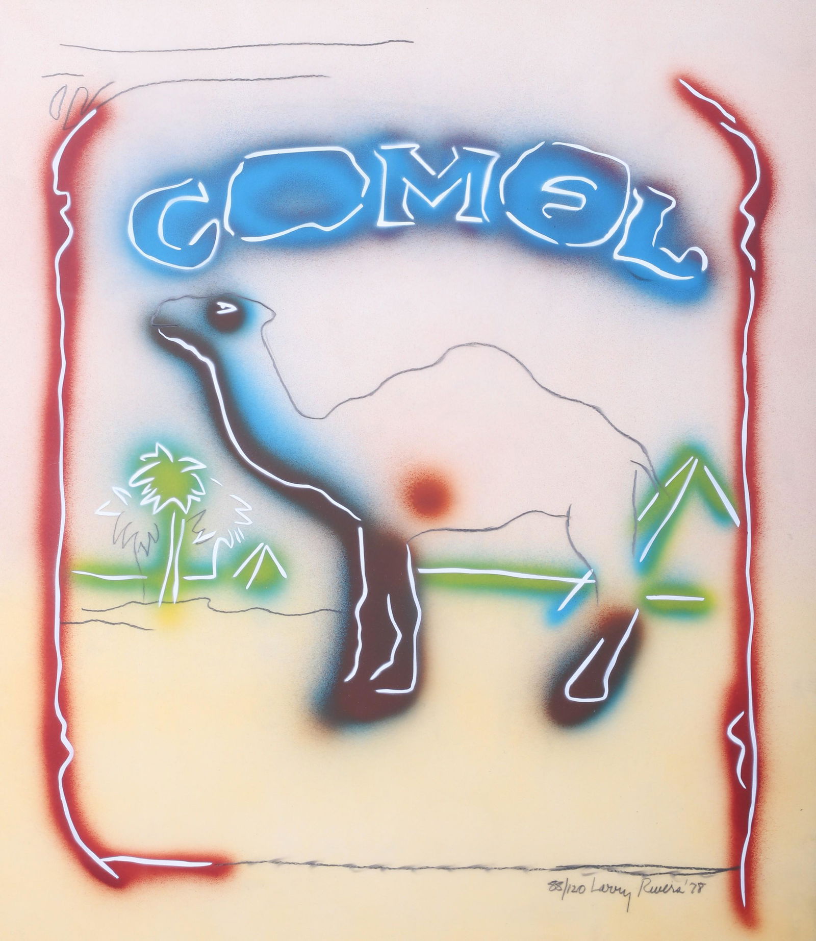 Larry Rivers "Stencilpack Camel" (1 of 5)