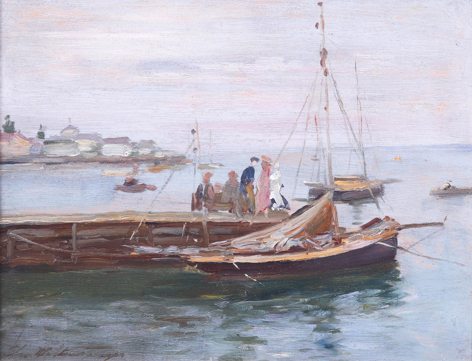 Charles Waltensperger "Meeting at the Dock" (1 of 4)