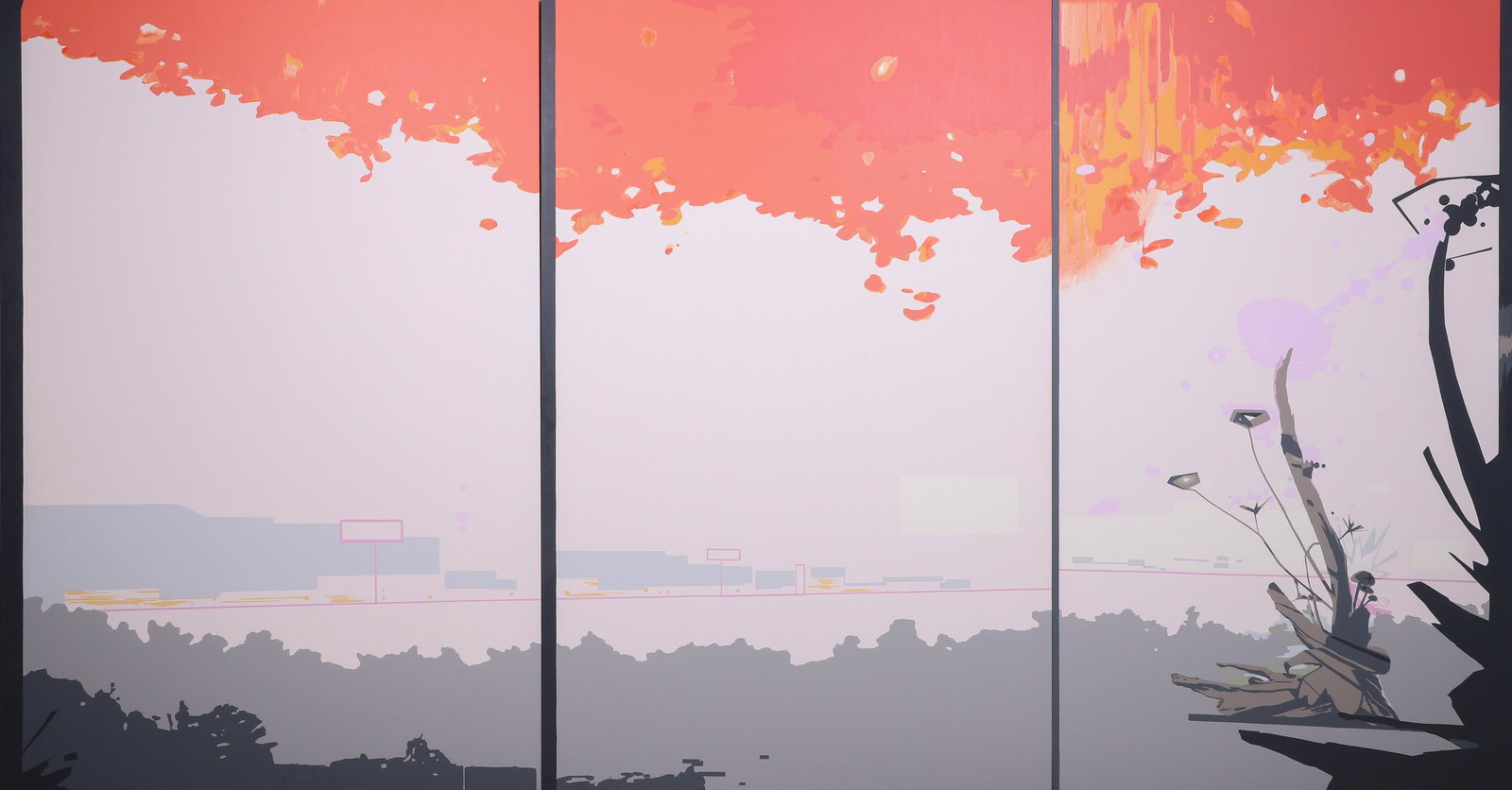 William Swanson Large Format Triptych, "Natural Enclosure" (1 of 3)