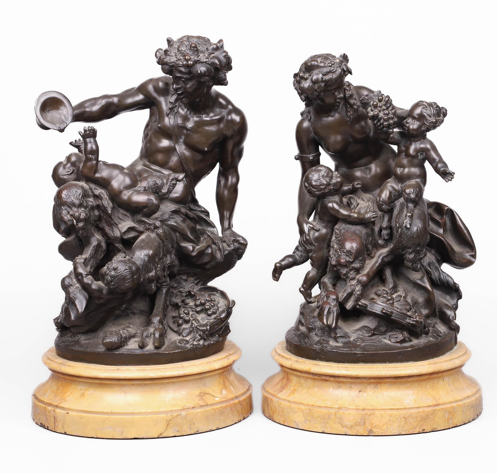 (2) Clodion Bronze Sculptures (1 of 8)