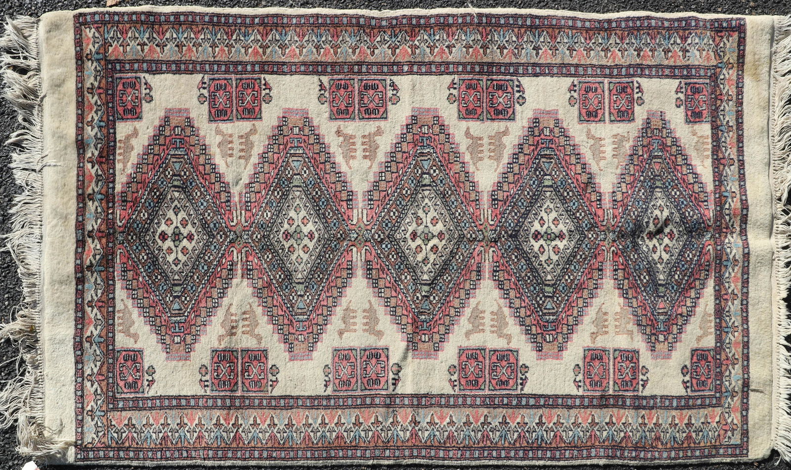 (2)  Pakistani Bokara Rugs 3' X 4'11" and 2'11" X 4'9" (1 of 6)