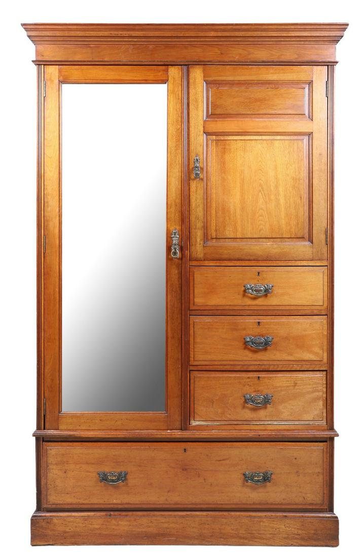 Cherry paneled wardrobe (1 of 4)