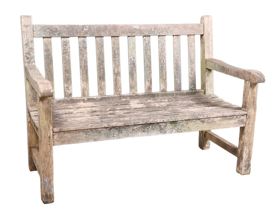 Teak garden bench (1 of 7)