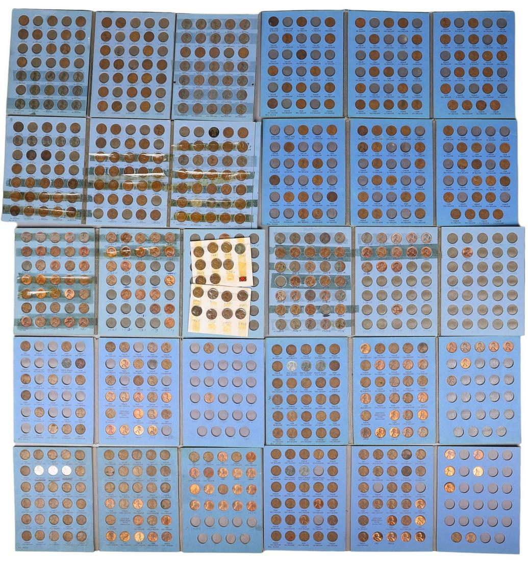 (10) Lincoln Head Cent Folios with (625) Coins (1 of 12)