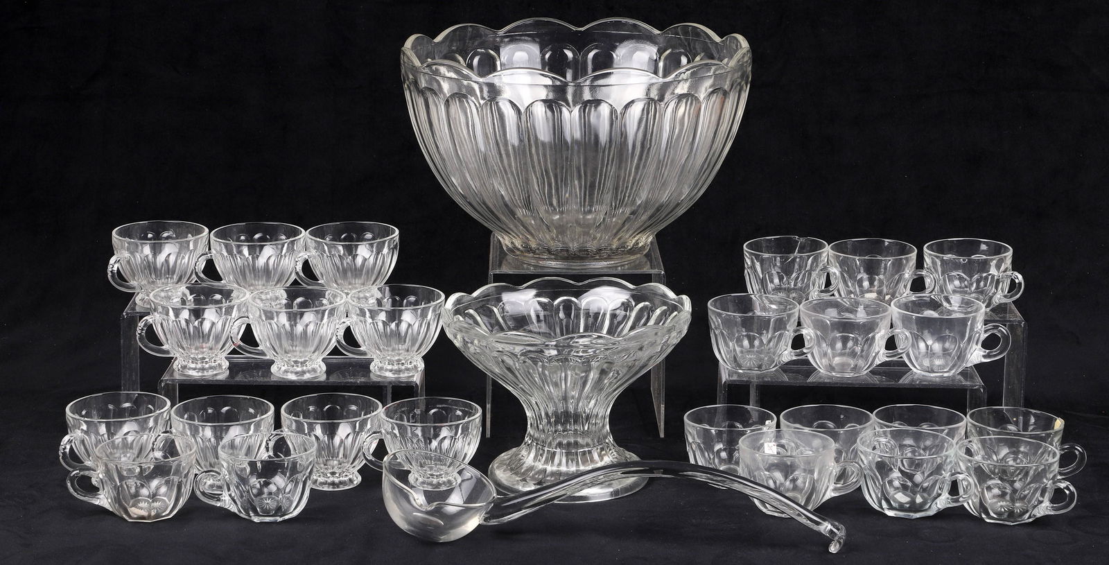Heisey Colonial Punch Bowl Set (1 of 6)