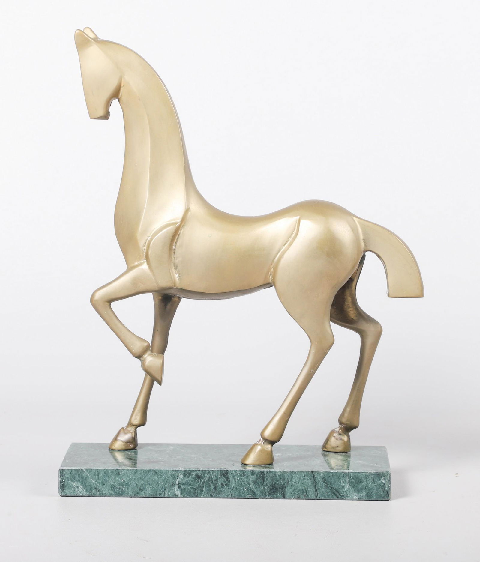 Italian Art Deco Bronze Etruscan Horse Sculpture (1 of 4)