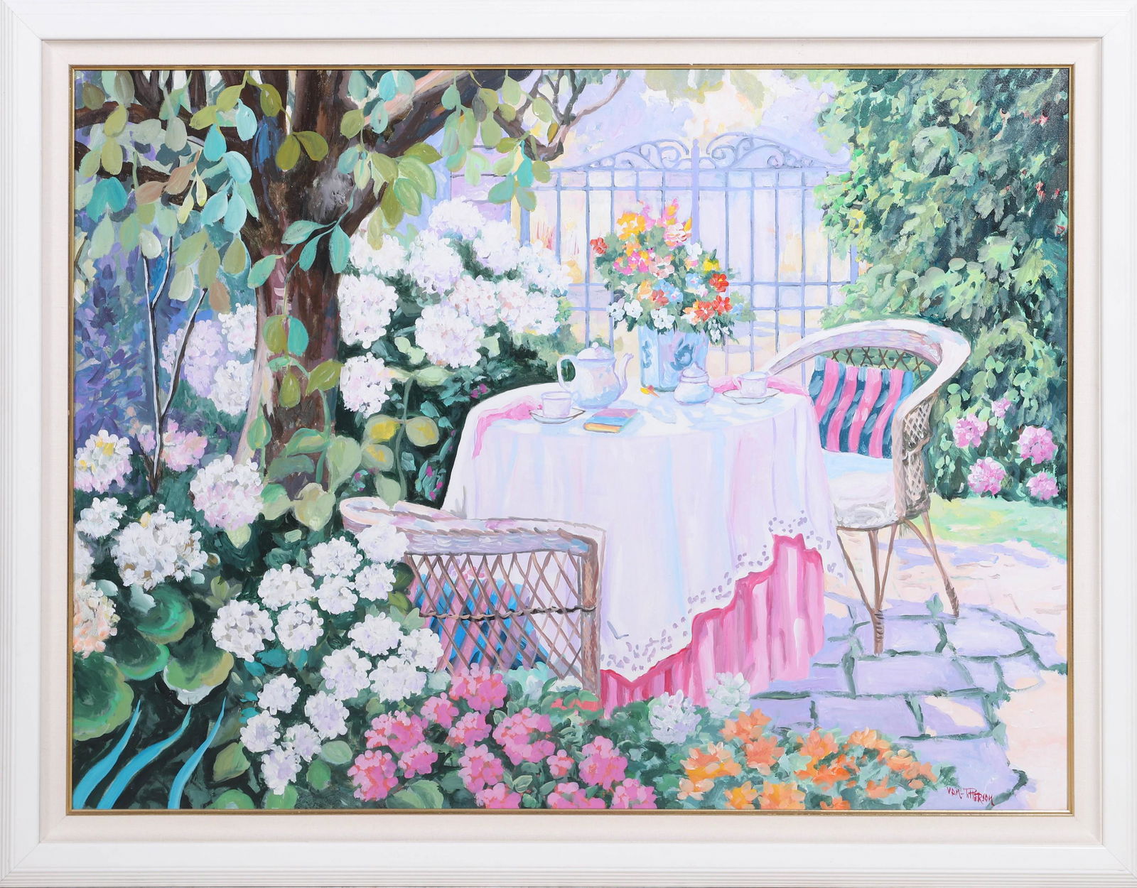 Lloyd Van Pitterson "Tea on the Patio" (1 of 3)