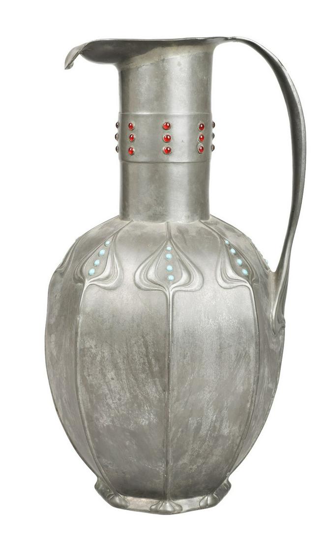 Large Osiris Pewter Ewer (1 of 3)