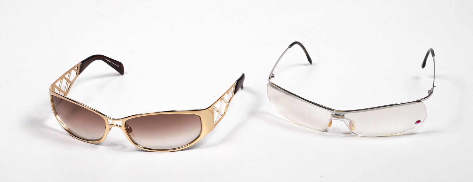 (2) Pair vintage Chanel sunglasses (1 of 6)