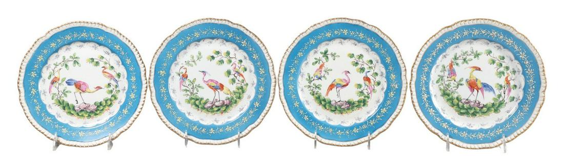 (4) Dresden Porcelain Plates (1 of 8)