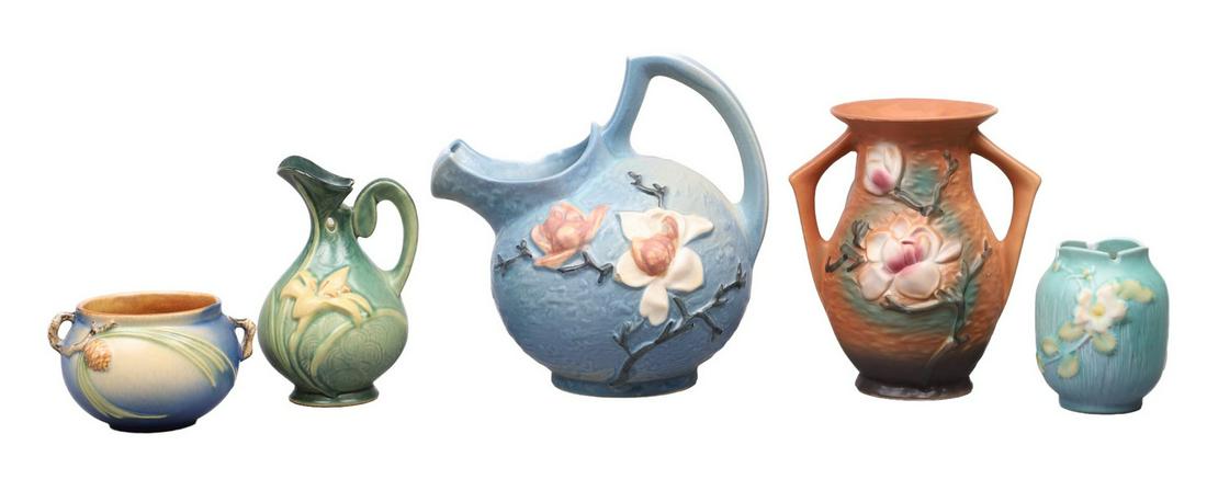 (5) Roseville Pottery Pieces (1 of 8)