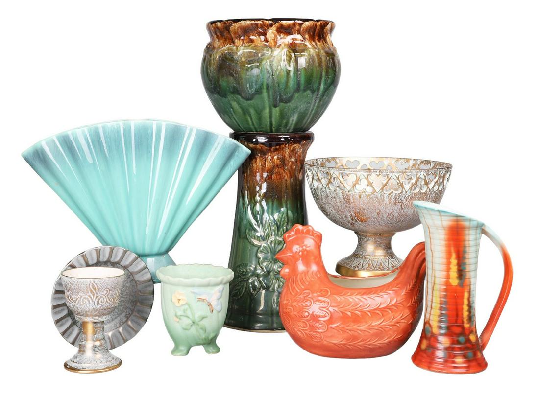 (9) Pc Mid Century Pottery Group (1 of 4)