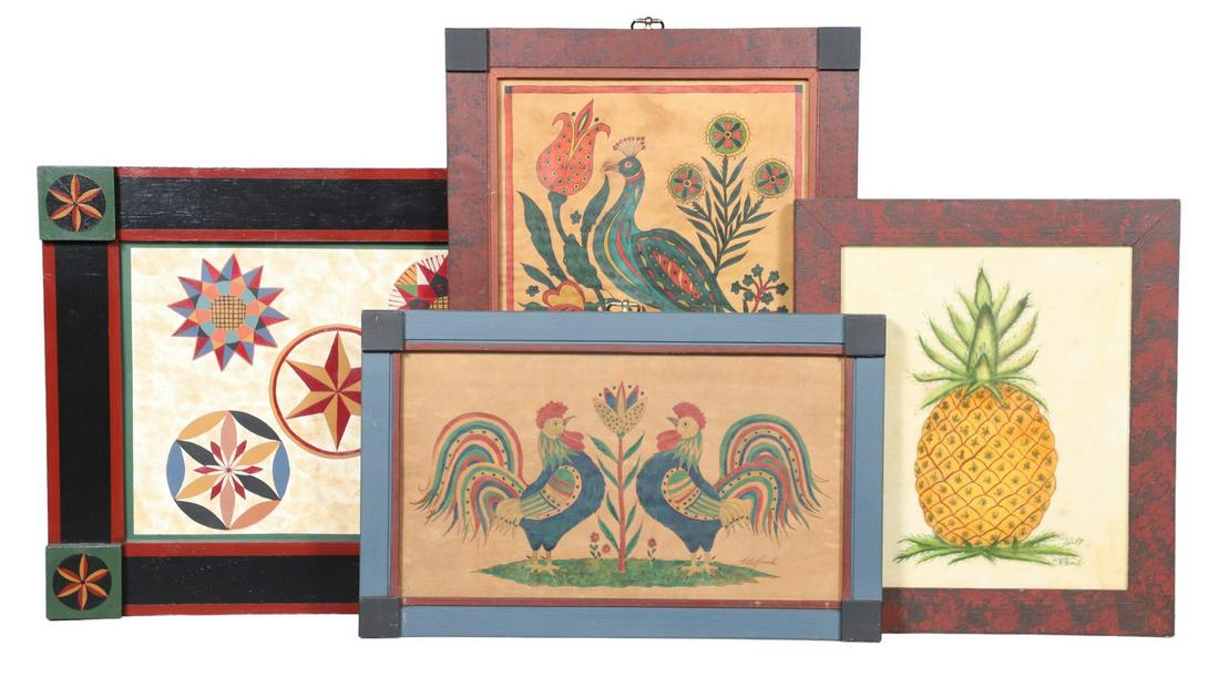 (4) Theorem, Compass and Watercolor Paintings (1 of 10)