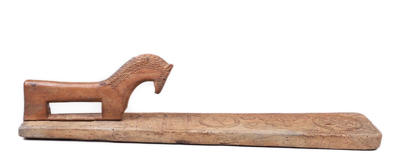 Carved wood mangle board (1 of 3)