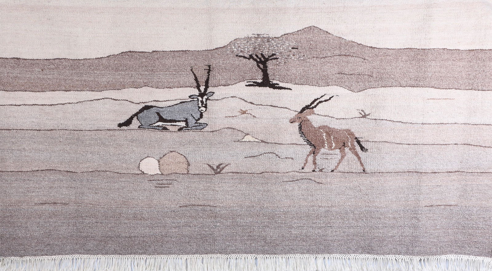 Oversized African Themed Woven Wall Hanging (1 of 11)