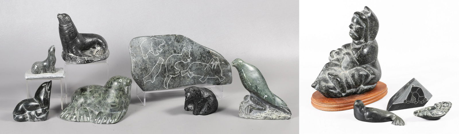 (11) Native Canadian Stone Carvings (1 of 11)