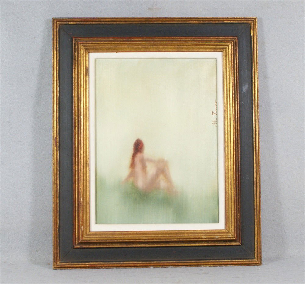 Anthony Autorino, b 1937, New Hope, PA, "Nude,": Anthony Autorino, b 1937, New Hope, PA, "Nude," O/C, 12" x 9", Signed CR.