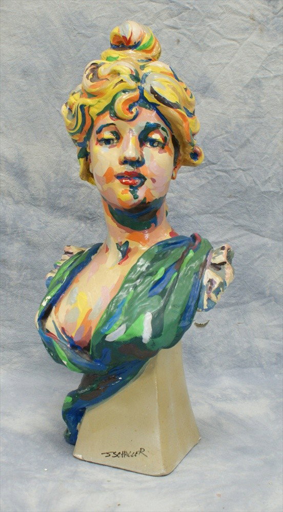 Jeff Schaller, 'Bust Of Lust', Plaster Bust, Dow: Jeff Schaller, 'Bust Of Lust', Plaster Bust, Downingtown PA