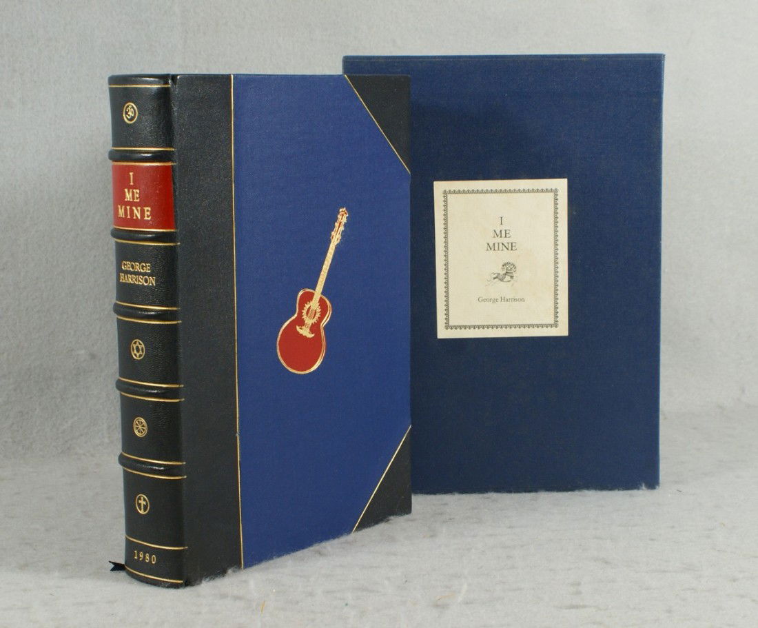George Harrison, I, Me, Mine, Genesis Publicatio: George Harrison, I, Me, Mine, Genesis Publications, 1980, Ganga Publishing, LE 1560/2000, signed by Harrison, slip jacket and original shipping box