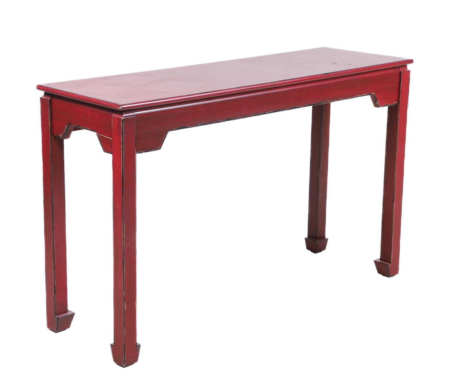 Pier 1 Asian style paint decorated console table (1 of 5)